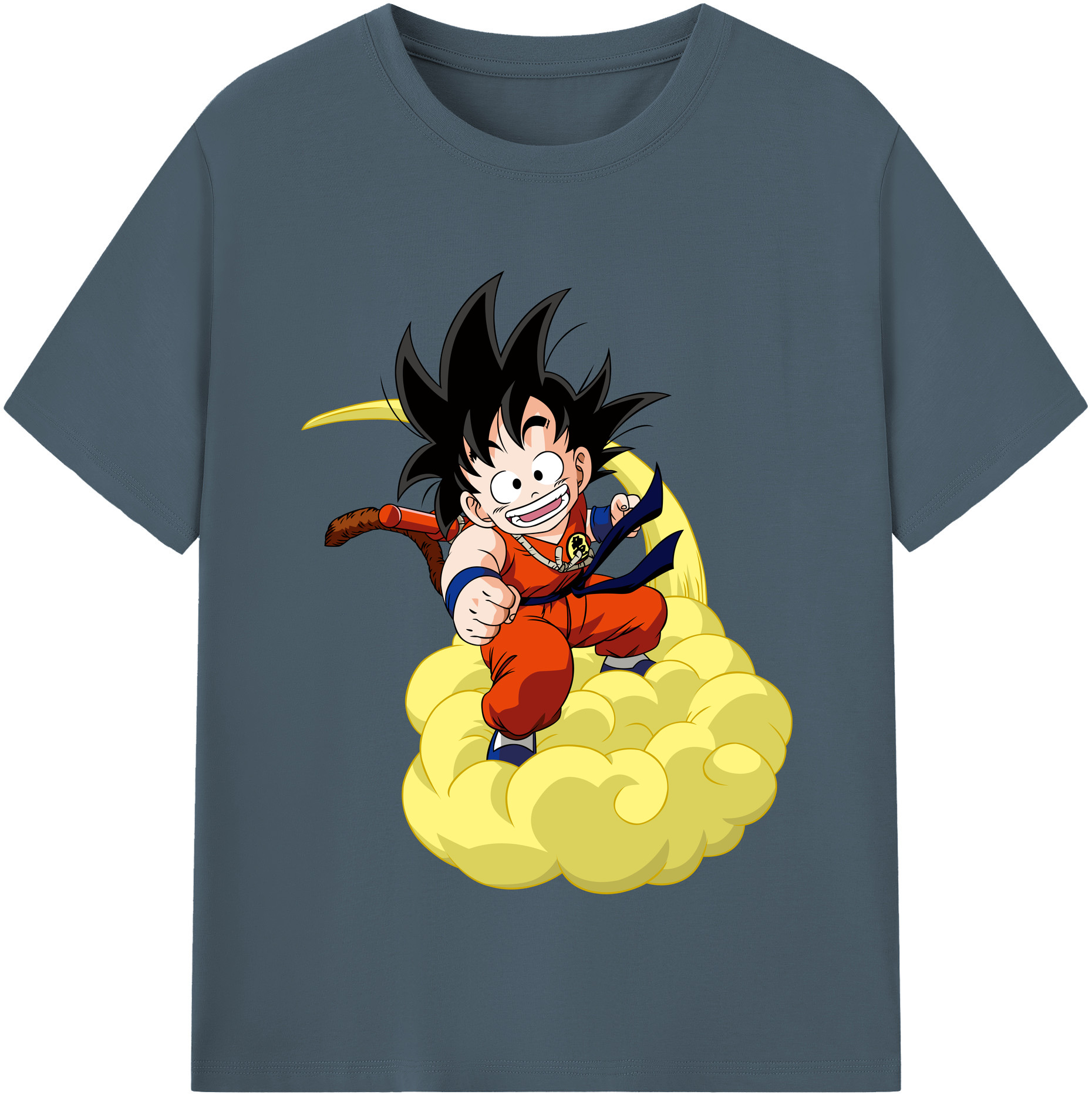 （画像用） ドラゴンボール 孫悟空（そん ごくう）Son Goku カカロット DRAGON BALL Kakarotto 綿100％半袖Tシャツ（フロントプリント）